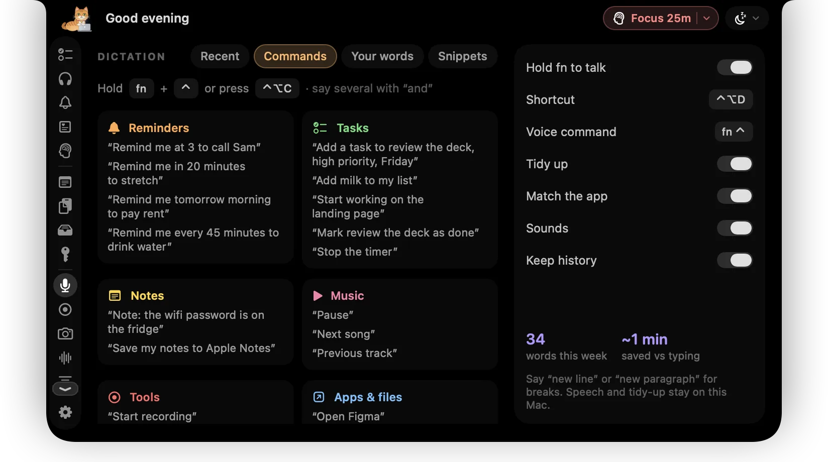 ctrlhq's voice command guide: reminders, tasks, notes, music, tools, and apps and files you can ask for