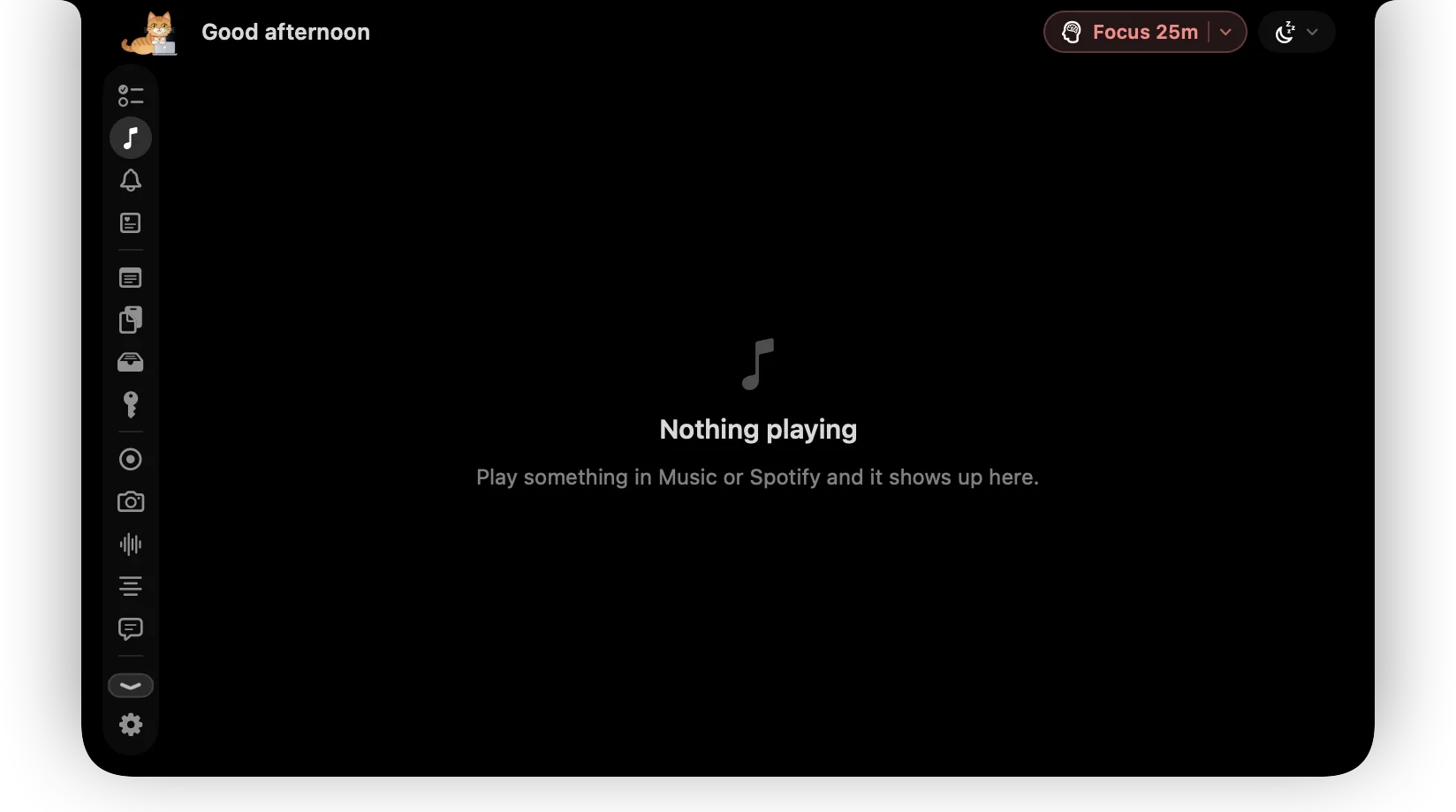 ctrlhq's Now Playing view with artwork, playback controls, volume and synced lyrics