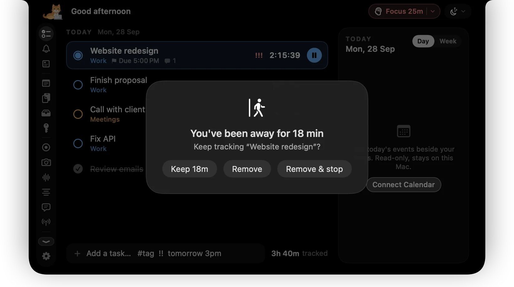 ctrlhq asking what to do with idle time